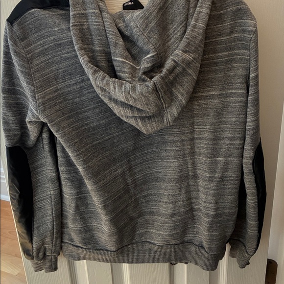 Wilfred Free XS zip up faux leather hoodie - Picture 3 of 3